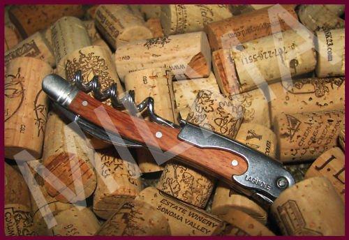 LAGUIOLE Laguiole Waiter's Corkscrew - Rosewood Handle w/ Leather Pouch