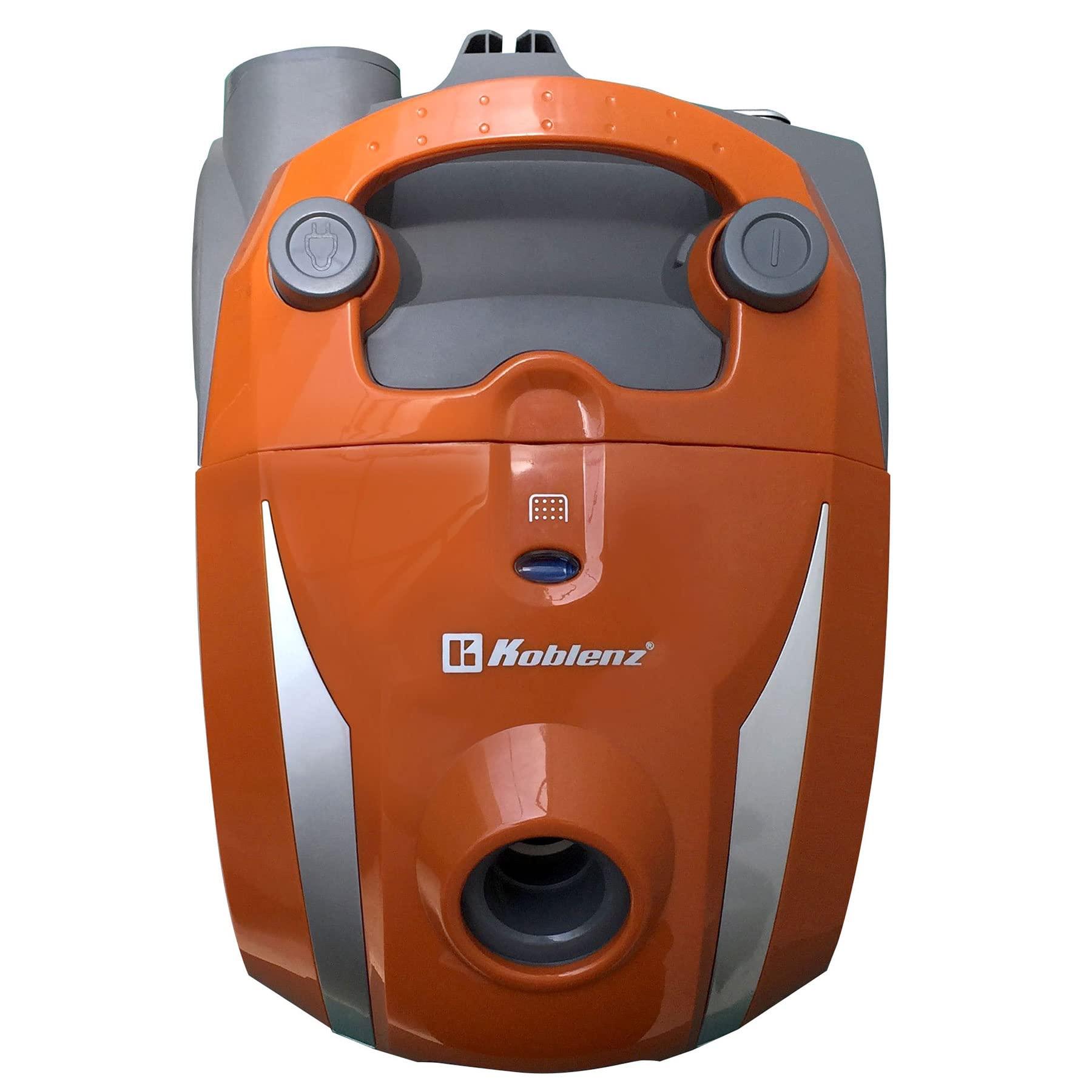 Koblenz Koblenz Canister Vacuum Cleaner-Corded, Orange/Gray