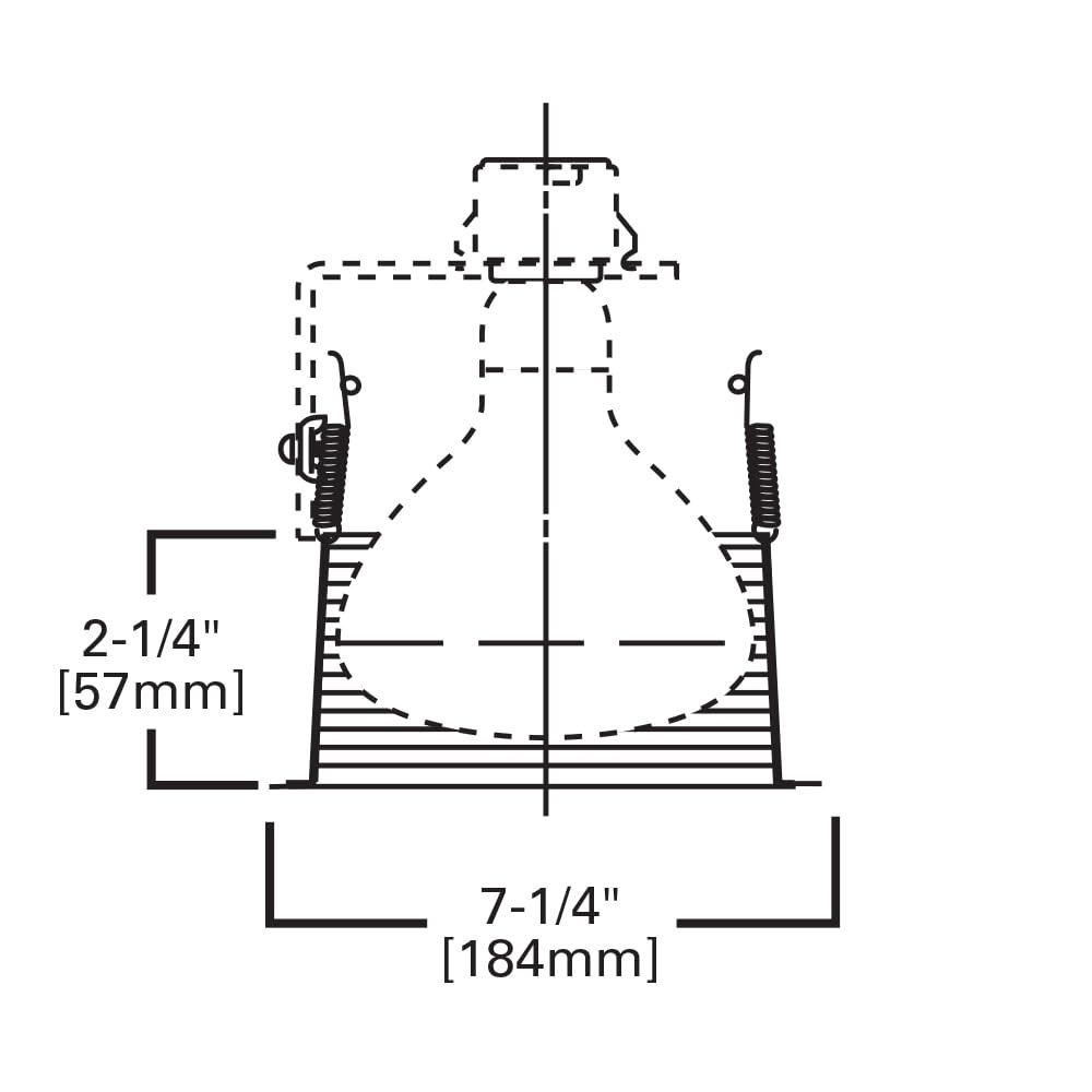 EATON HALO 410W, 6" White Trim with White Baffle