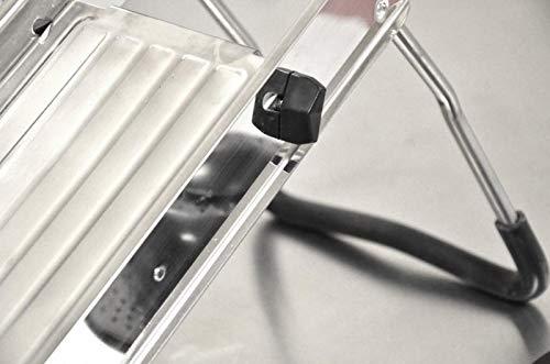 Omcan STAINLESS STEEL MANDOLINE WITH 5 INTERCHANGEABLE BLADES