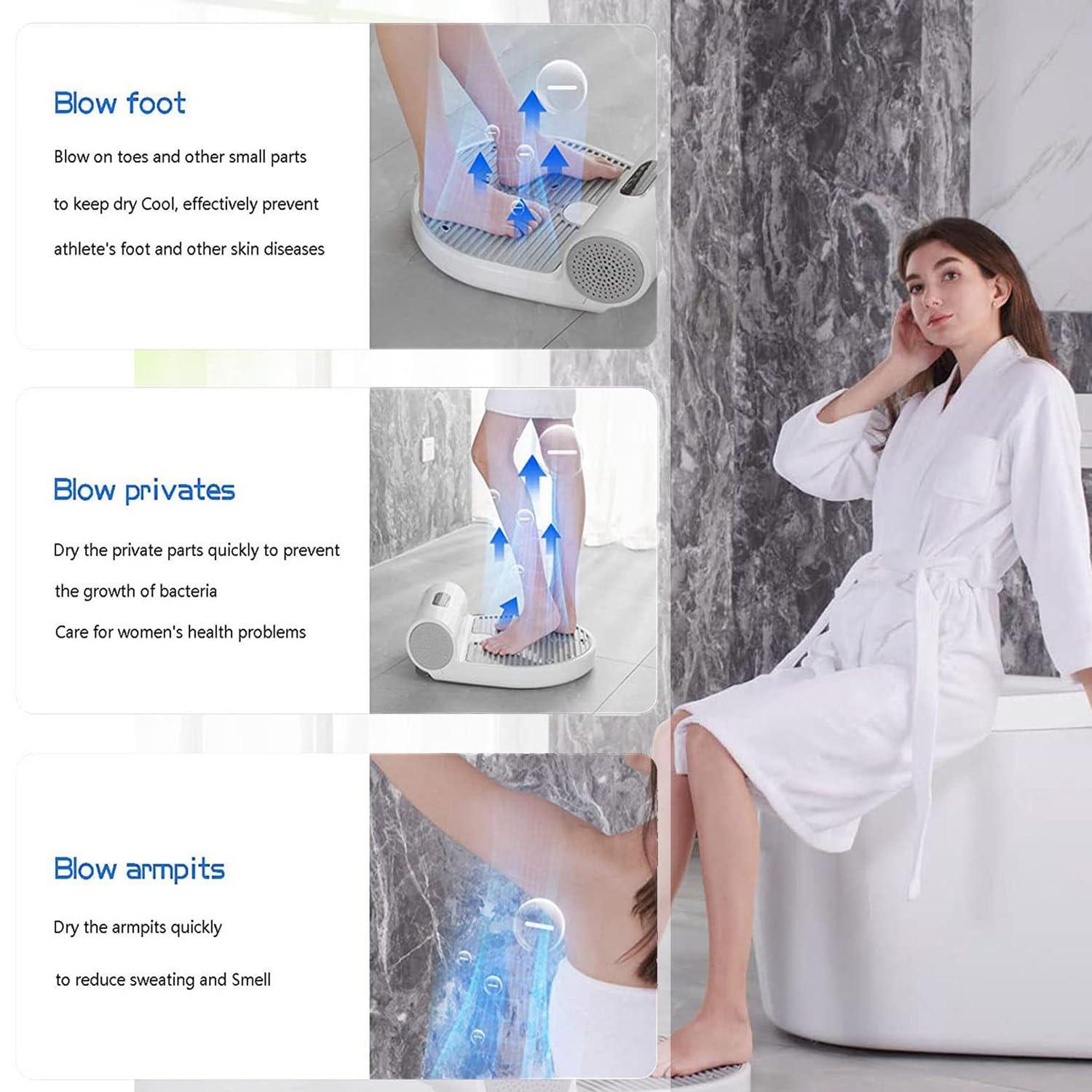 DAZULI Body Dryer, Body Dryer After Shower, 1350W Air Shower,Negative Ions Body Heater Blow Dryer,Drying Machine Hand Dryer for Home and Bathroom, Ideal for People with Mobility Problems,110V