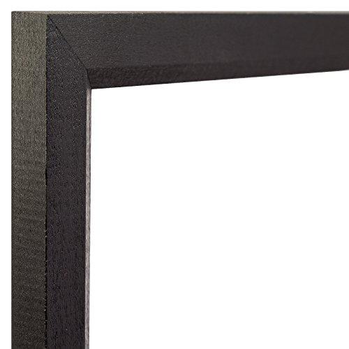 Craig Frames Craig Frames 7171610BKC1625AAC 0.825-Inch Wide Picture/Poster Frame in Wood Grain Finish, 16 by 25-Inch, Solid Black