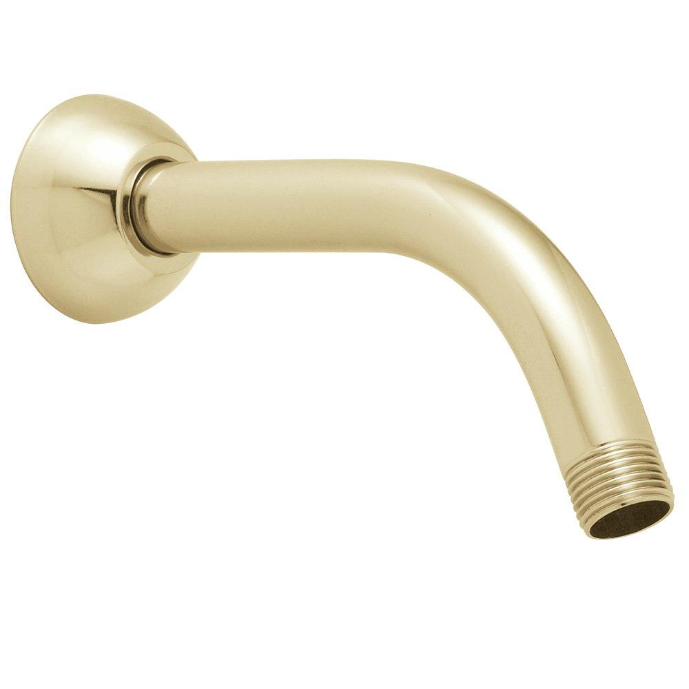 Speakman Speakman S-2500-PB Clean and Simple Shower Arm and Flange for Stylish Bathroom Décor, Polished Brass, 7 inches