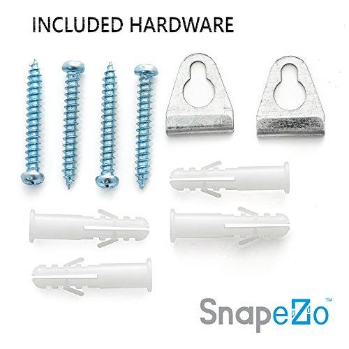 SnapeZo SnapeZo Movie Poster Frame 27x40, Silver, 1.25 Inch Aluminum Profile, Front-Loading Snap Frame, Wall Mounting, Professional Series for One Sheet Movie Posters