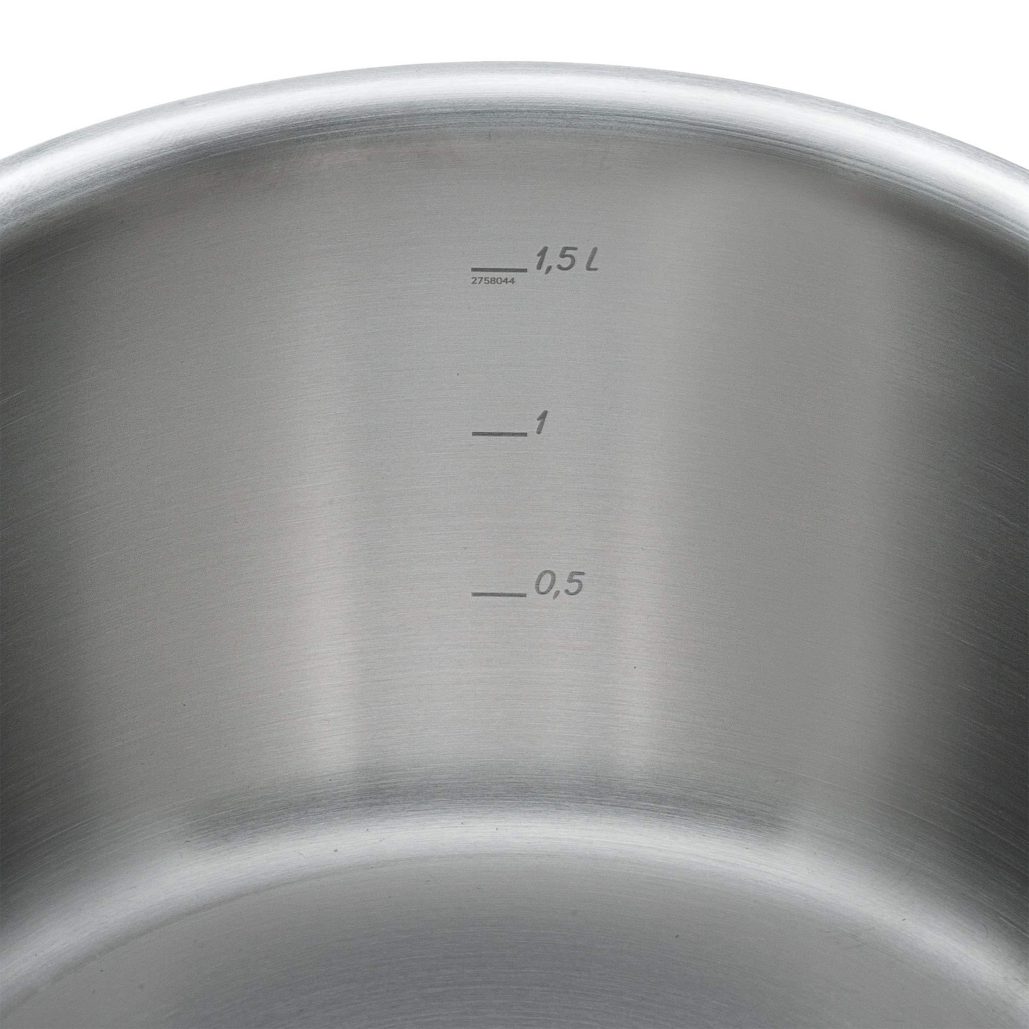 WMF WMF Comfort Line Kochtopf Induktion Fleischtopf 24cm hoch Induction Pot 5.7 L Glass Lid Cromargan Matte Stainless Steel Scale Uncoated