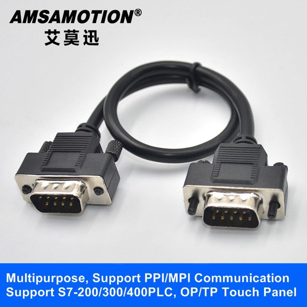 AMSAMOTION AMSAMOTION USB-MPI Programming Cable for Siemens S7-200 300 400 Series 6ES7 972-0CB20-0XA0 PLC 0CB20 USB MPI/PPI/DP/PROFIBUS USB MPI PC-MPI Adapter