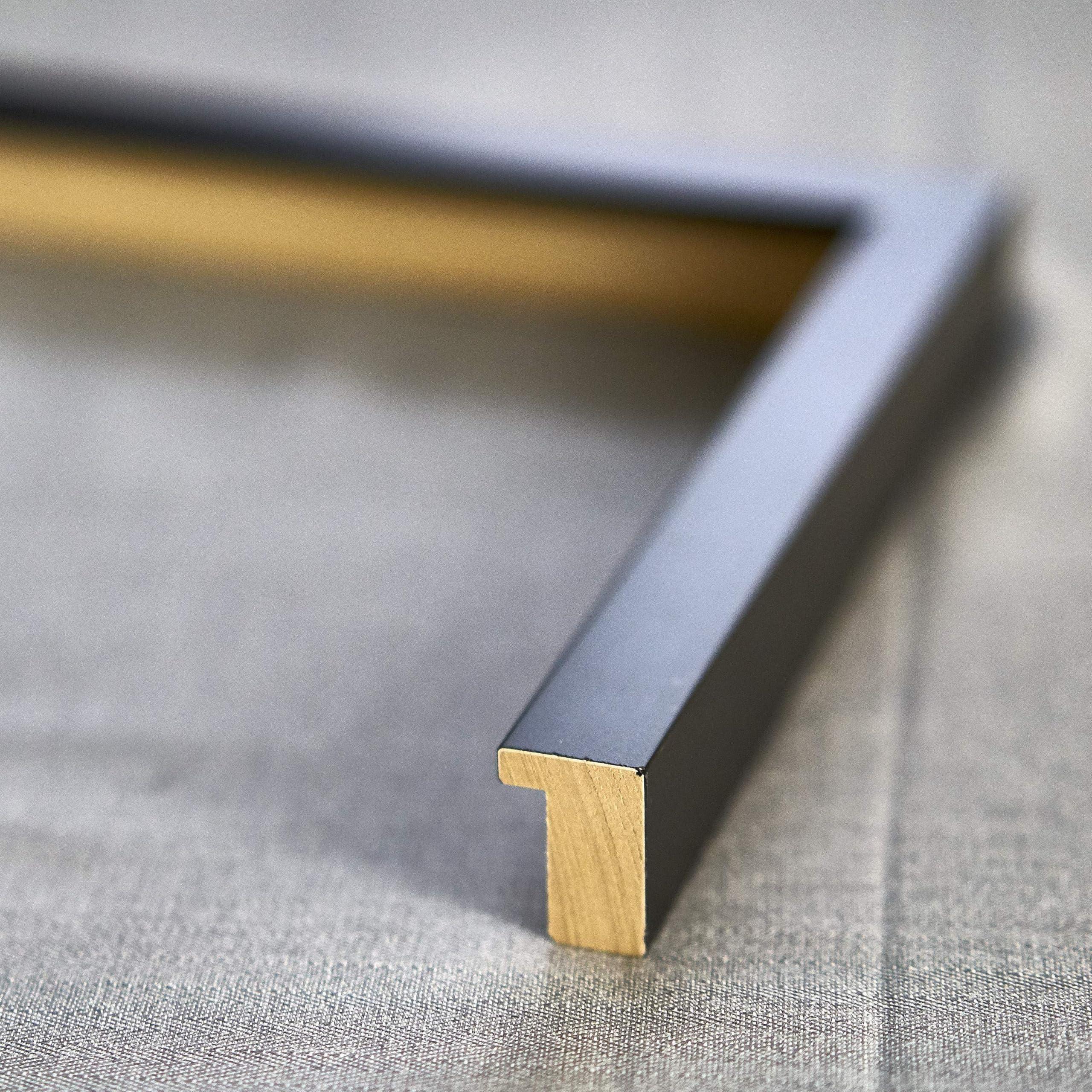 Poster Palooza Poster Palooza Comic Book Frame Wall Display with Mat for 12 Bronze Age Comics Published Between 1970 and 1985 - Black Comic Frame for 7.25x10.5 Comics