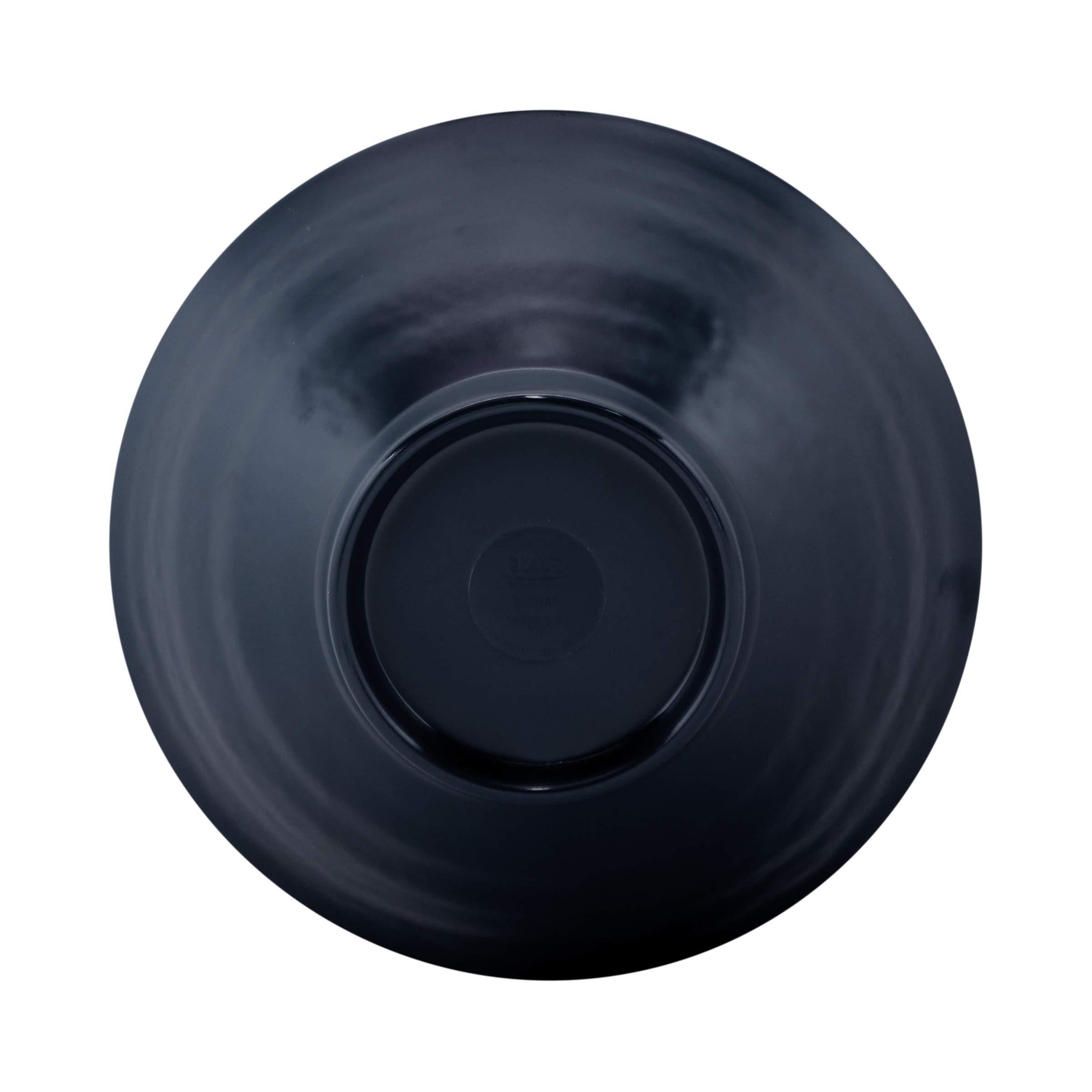 Elite Global Solutions Elite Global Solutions D1008RR-ABY/LAP Bowl, 8 3/8\" Dia. x 3 1/8\" h., Melamine, Abyss Gloss Inside/Lapis Matte Outside (Pack of 6)