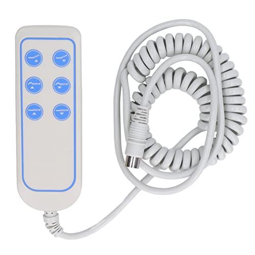 Qiilu 8 Pin Bed Controller 8 Pin Chair Remote PVC Lifting Bed Controller Electric PVC Ip66 Wear Chair Hand Control for Hospital