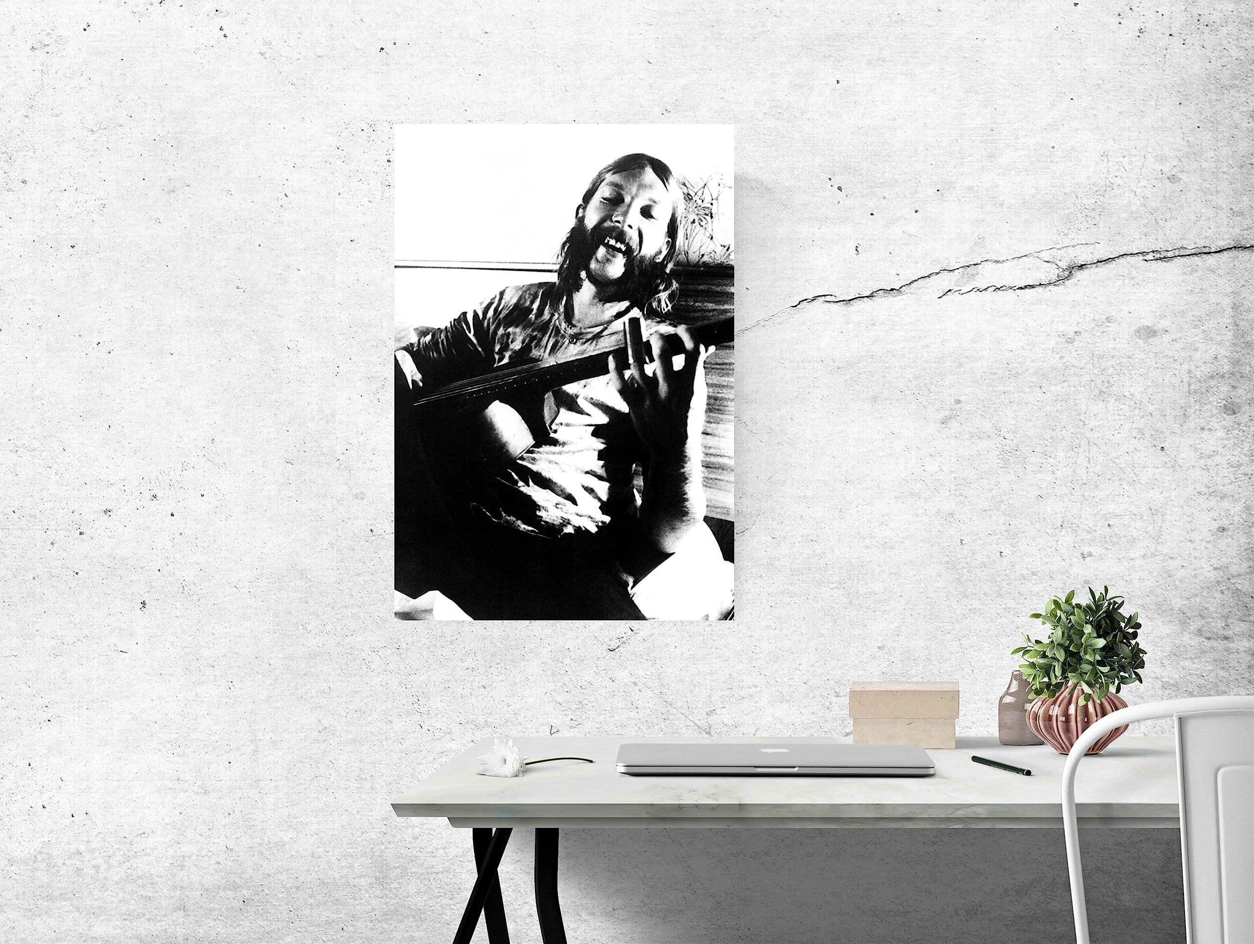 Artist Unknown Duane Allman Poster, the Allman Brothers, Playing the Guitar, Art Print