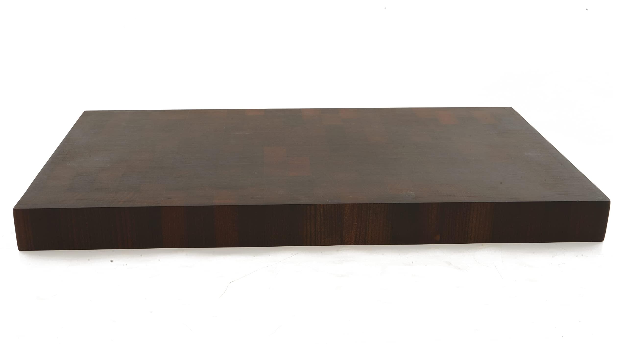 BOUMBI BOUMBI Thermo Wood (Carbonized) Maple Wood End Grain Cutting Board(17 x10.5 x 1.5 inches)