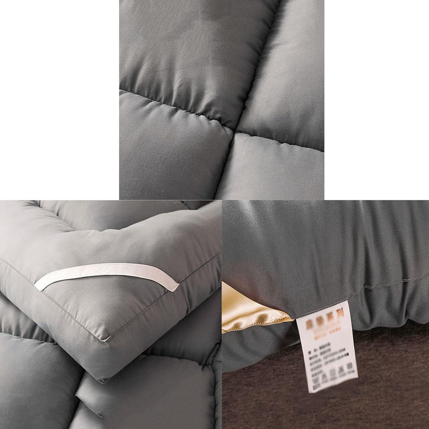 HQKZDQ Japanese Traditional Futon Mattress, Foldable Tatami Pad, Breathable, for Guests, for Camping, 10cm Thicken Reversible Ergonomic Mattress, Full Size Futon (Size : 90X200cm)