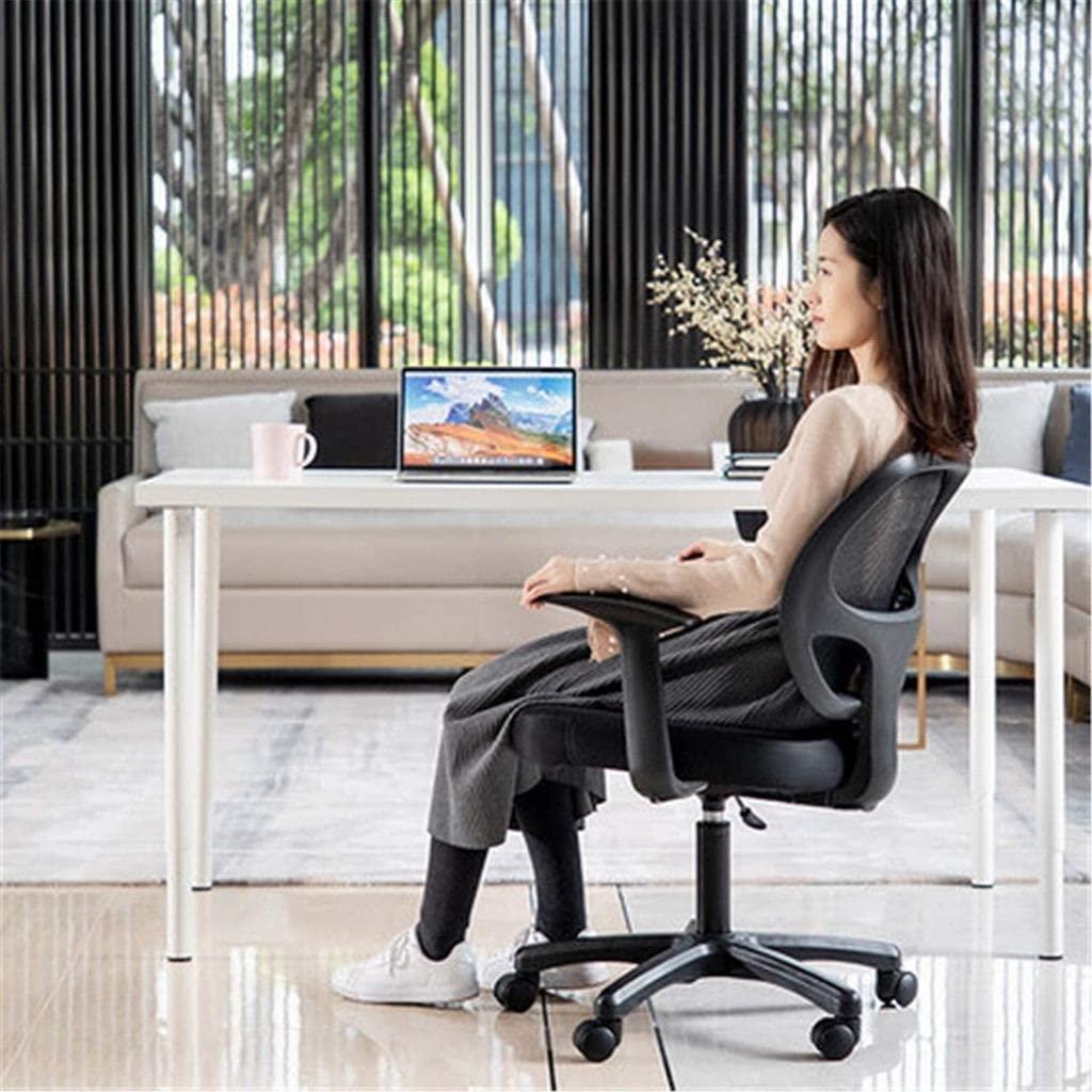 FLBT FLBT Office Chair Office Desk and Chair Computer Chair Boss Chair Ergonomic Backrest Recliner Work Chair Rotating Game Chair Chair (Color : Black, Size : One Size) Needed