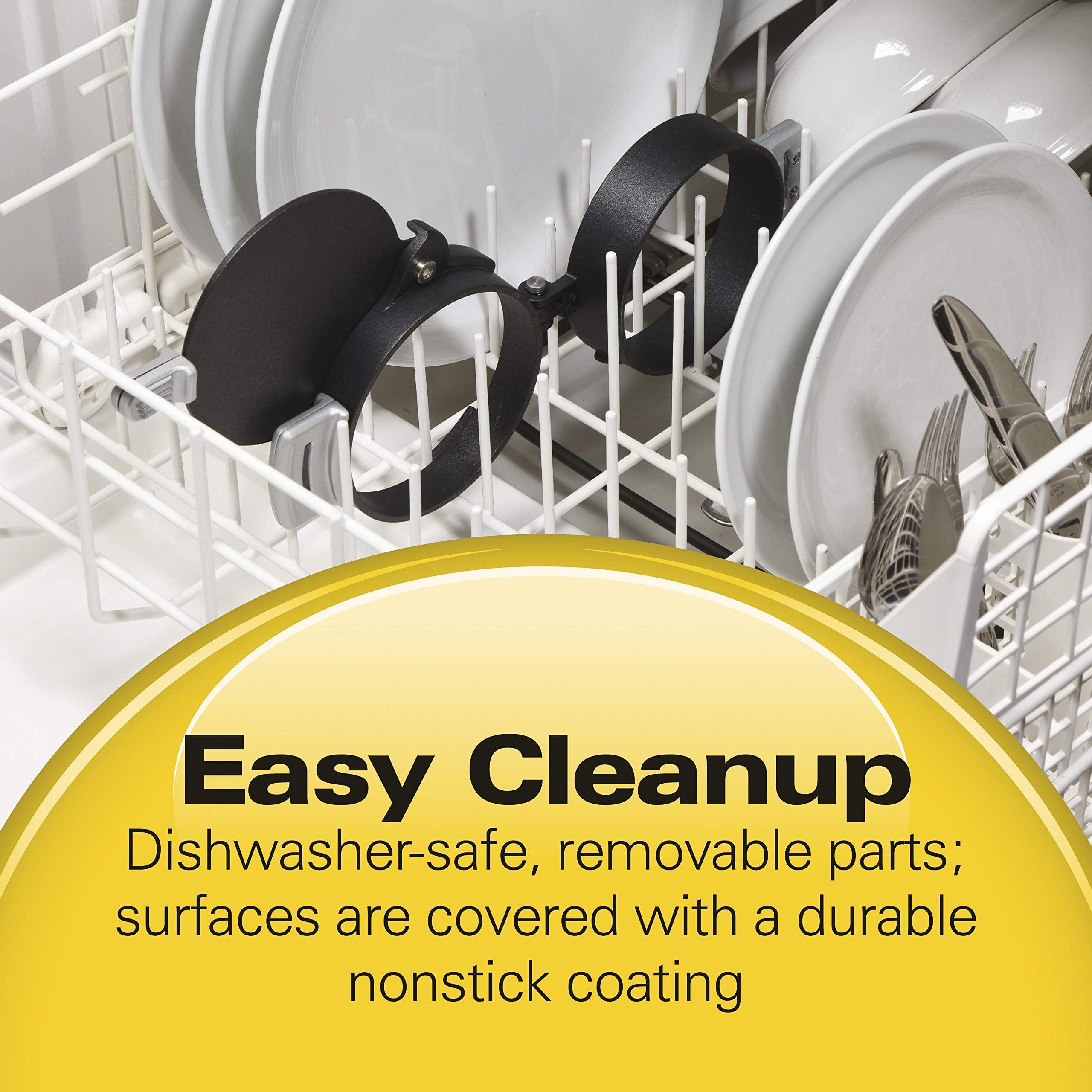 Hamilton Beach Hamilton Beach Breakfast Sandwich Maker with Egg Cooker Ring, Customize Ingredients, Perfect for English Muffins, Croissants, Mini Waffles, Perfect White Elephant Gifts, Red (25476)