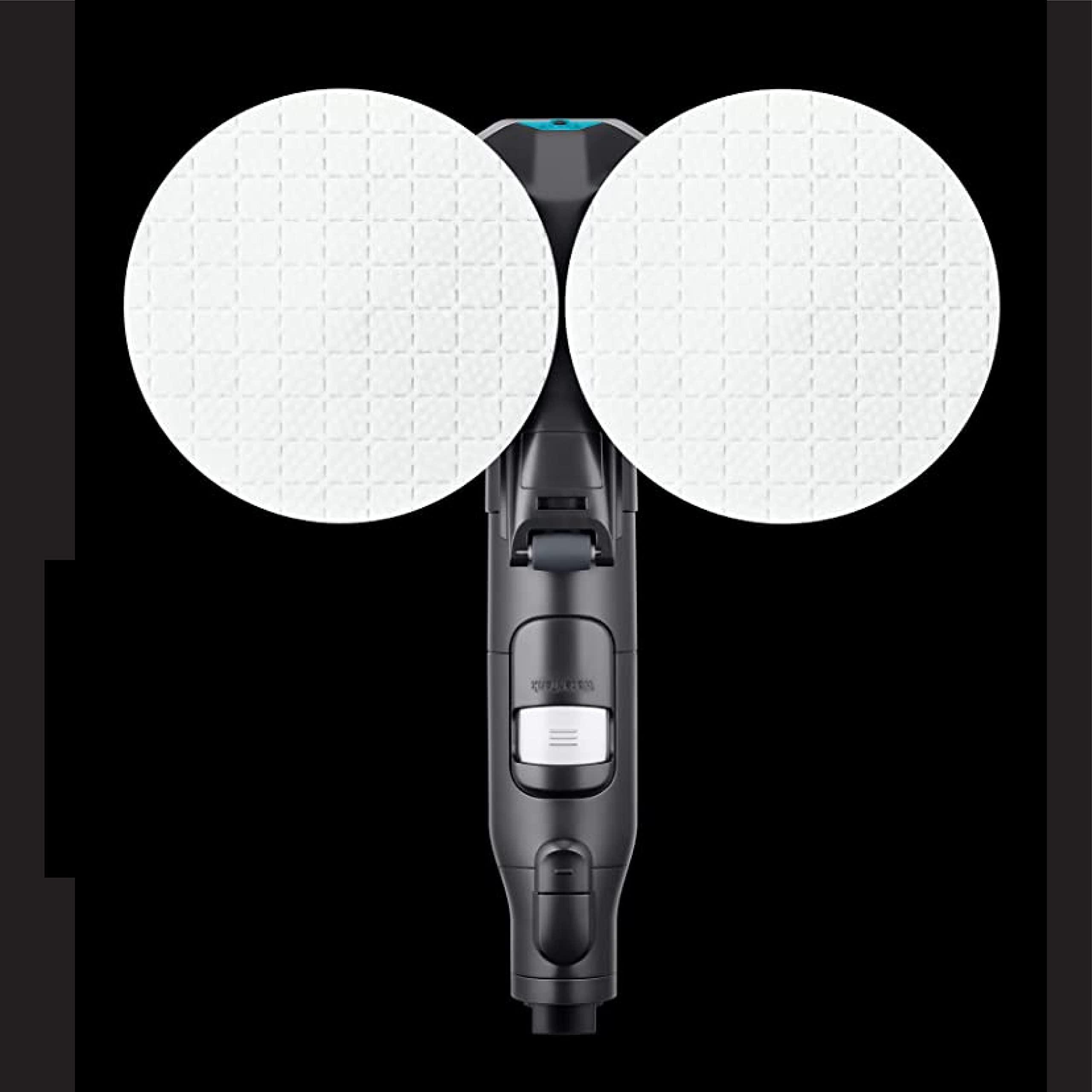 Samsung SAMSUNG BESPOKE Jet Spray Spinning Sweeper Brush Tool Accessory Part for Cordless Stick Vacuum Cleaner, Dual Spin Mop Pads for Cleaning Hard Floors, VCA-WBA95/AA