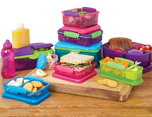 Sistema Sistema Lunch Plus Lunch Box | 1.2 L | BPA-Free | Assorted Colours