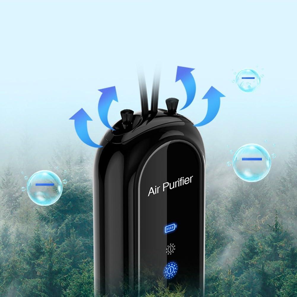 Cloudpower Portable Hanging Neck Negative Ions Purifier, Personal Wearable Mini Air Ionizer For Outdoor, Travel Small And Lightweight Black, White(White)