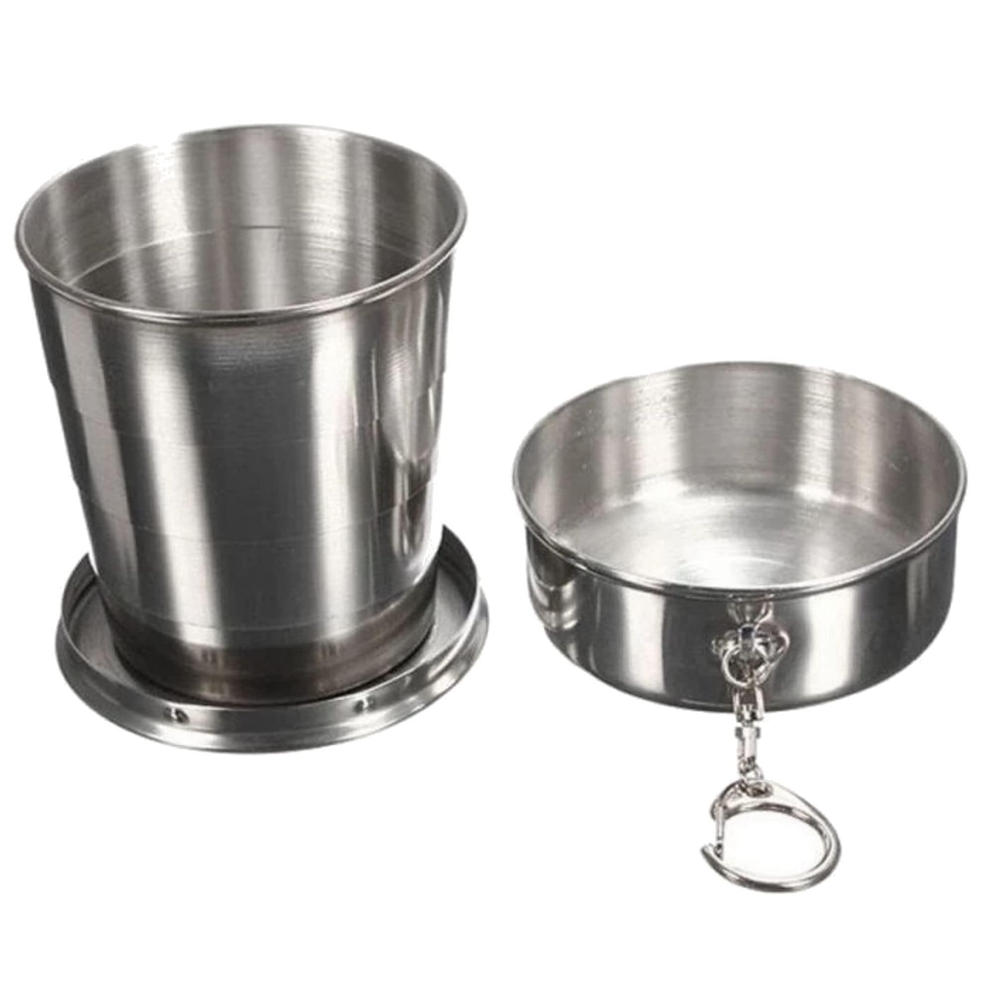 Celtic Studio Burns Scottish Clan Crest Folding Cup Key Chain (Pewter)