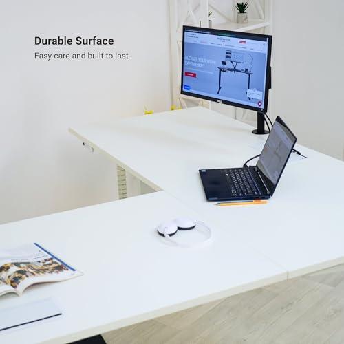 Progressive Desk Standing Desk: FLT-05, DT-3030-WW, DT-4830-WW, DA-10-Black