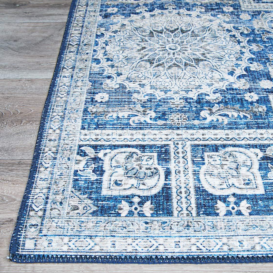 Couristan Couristan Pasha Sari Area Rug, 9' x 12', Sapphire Blue