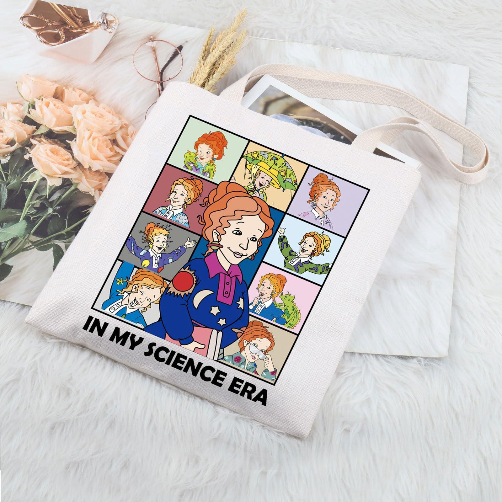 TIIMG In My Science Era Gift Magic Bus TV Show Inspired Gift Magic Enlightment Reader Gift Tote Bag (MY SCIENCE ERA)
