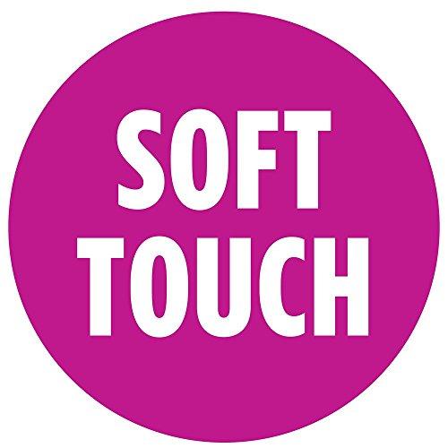 InterDesign iDesign Spa Microfiber Polyester Bath Mat, Non-Slip Shower Accent Runner Rug for Master, Guest, and Kids' Bathroom, 60" x 21", White