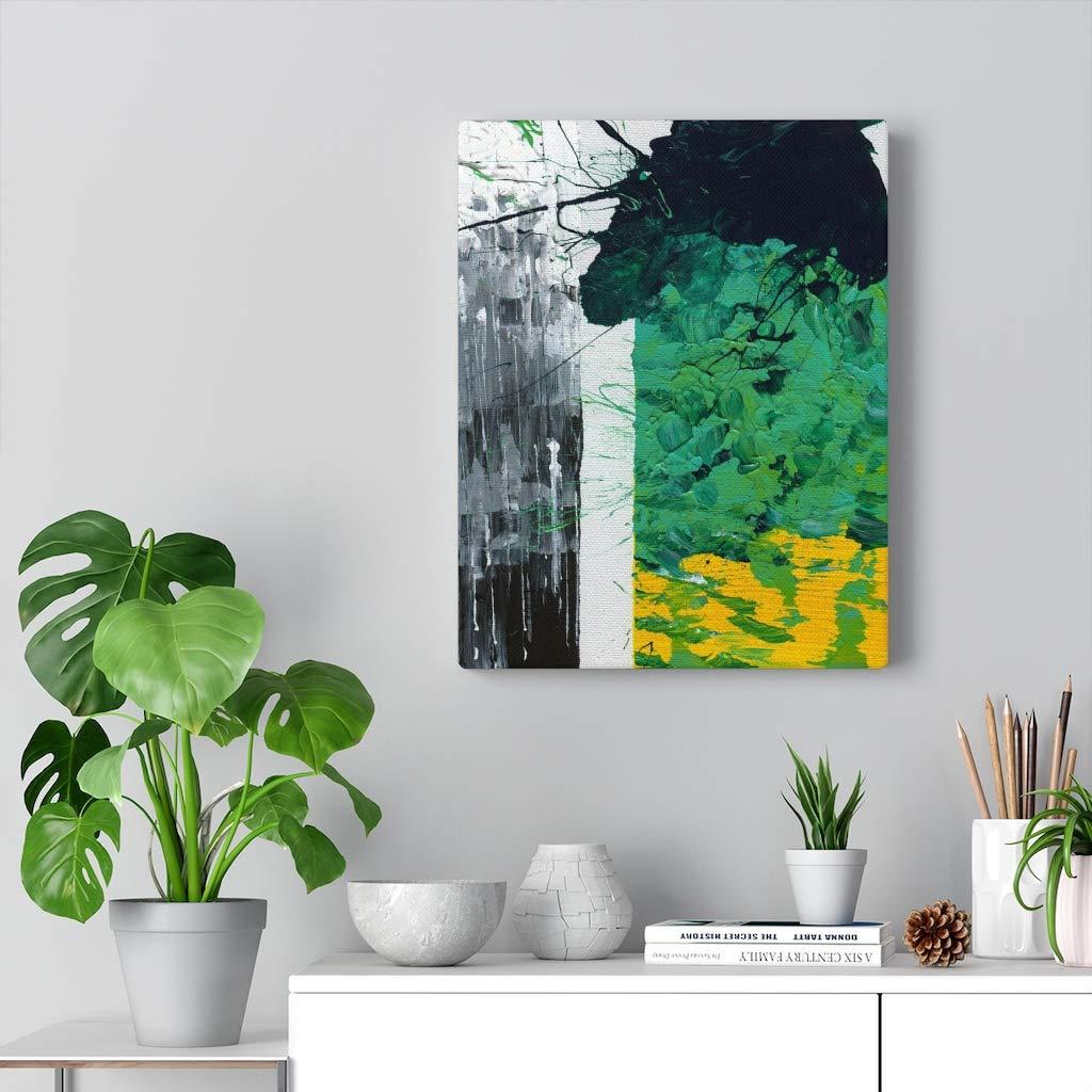 Zellerhaus Art Zellerhaus Abstract Wall Art, Gallery Wrap Canvas Print - Title: Day 001 - Ready to Hang, Bedroom Kitchen Interior Design