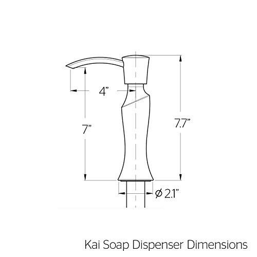 Pfister Pfister KSD-IHCC Kai Soap Dispenser, Polished Chrome