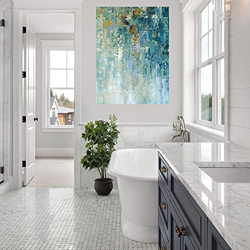 Fine Art Canvas Fine Art Canvas I Love the Rain Detail I Canvas Wall Decor by Artist Nan for Living Room, Bedroom, Bathroom, Kitchen, Office, Bar, Dining & Guest Room - Ready to Hang - 35 in x 46 in