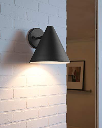 Sea Gull Lighting Sea Gull Lighting 8538501-12 Crittenden One Outdoor Wall Lantern Outside Lighting, Black Finish