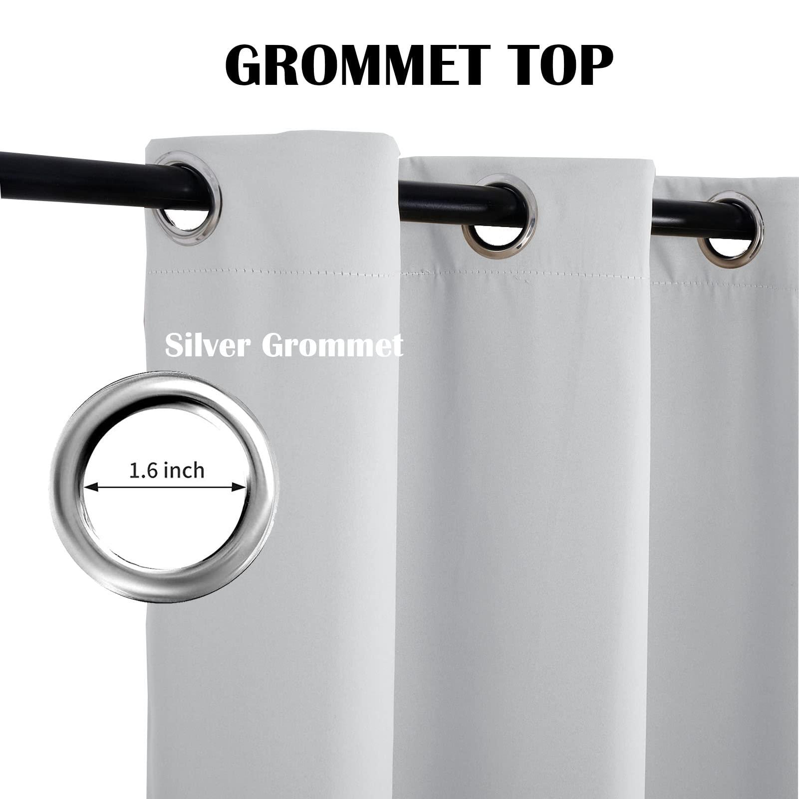 SK Studio SK Studio Room Divider Curtain, Total Privacy Blackout Curtains Thermal Insulated Noise Reduce Sliding Door Curtains for Bedroom Partition, Shared Office, 1 Panel, White, W 4.3 x L 5.2 ft