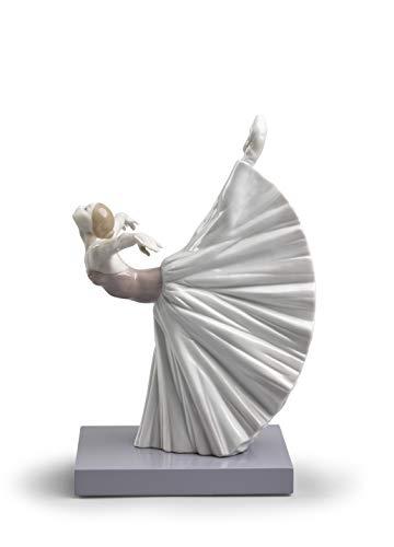 LLADR LLADR Giselle Arabesque Ballet Figurine. Porcelain Ballerina Figure.