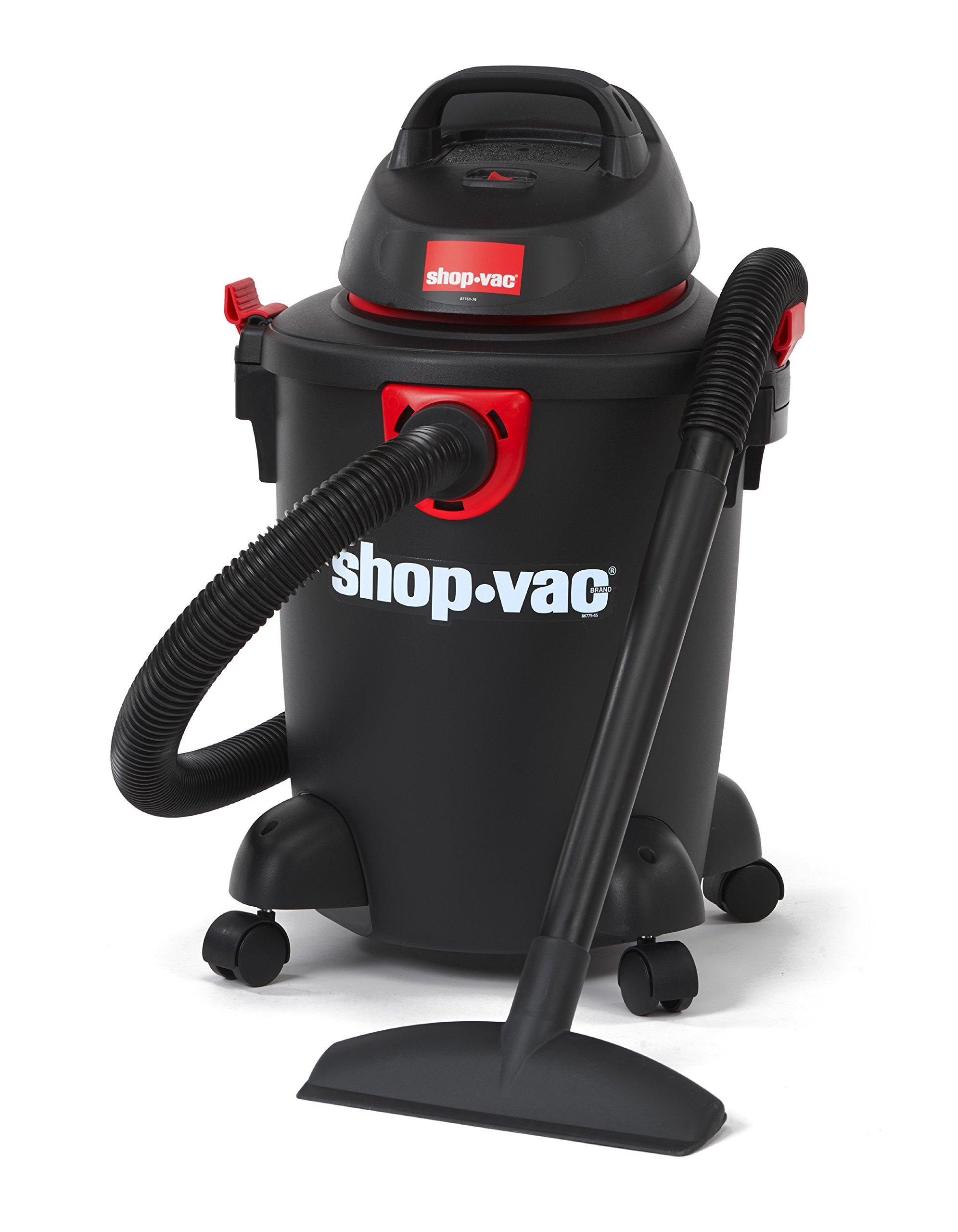 Shop-Vac Shop-Vac 5985000 6 gallon 3.0 Peak HP Classic Wet Dry Vacuum, Black/Red