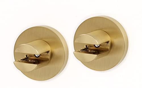 Alno Alno Contemporary I Shelf Brackets Only (pair) - Satin Brass