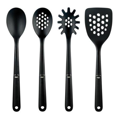 OXO OXO Good Grips 4-Piece Nylon Tool Set, 2.3, Black