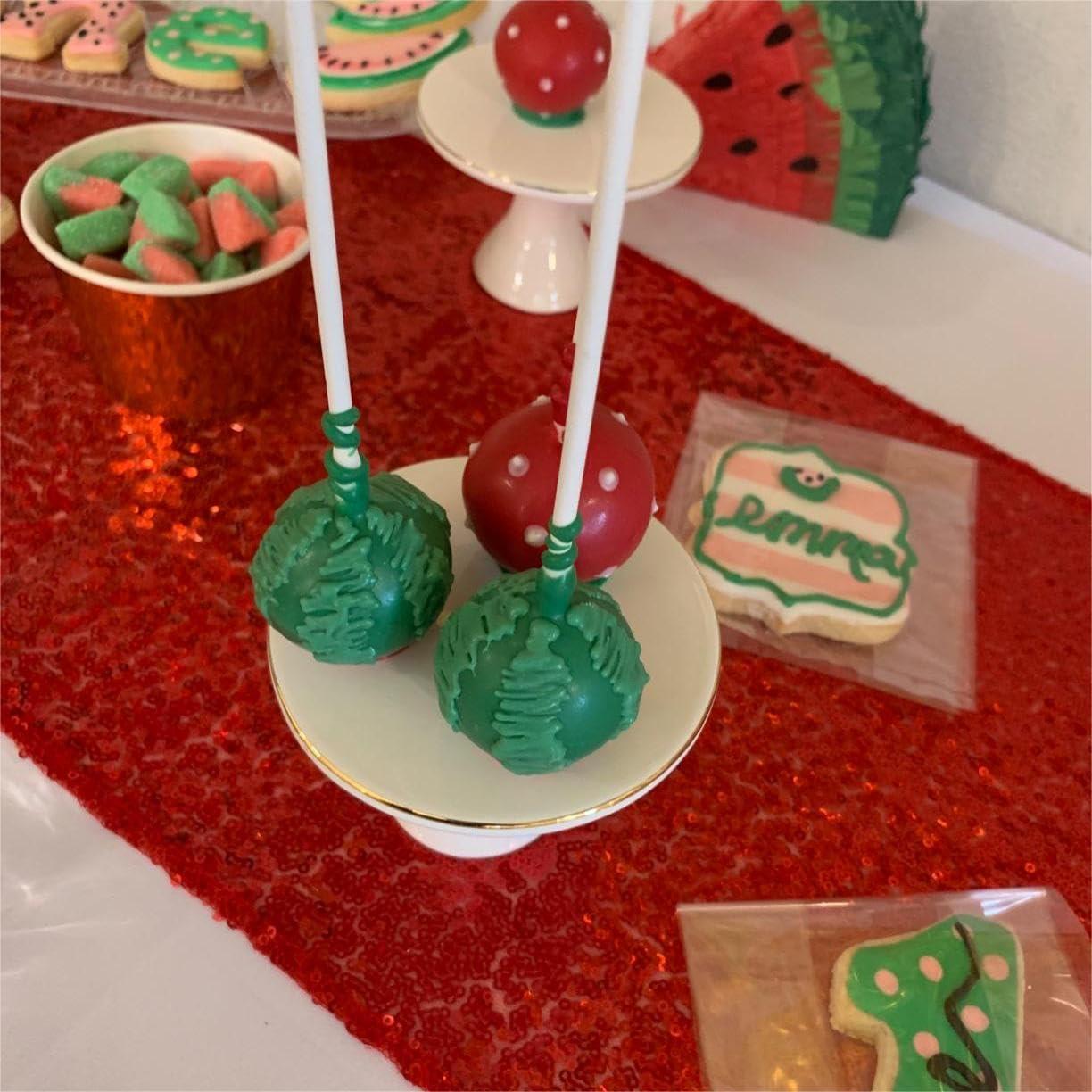 JYFLZQ JYFLZQ Red Sequin Table Runner 12\"x72\" Pack of 10 Glitter Sequin Table Linens Runner Sparkly Sequin Runners for Table Wedding Birthday Party Decorations