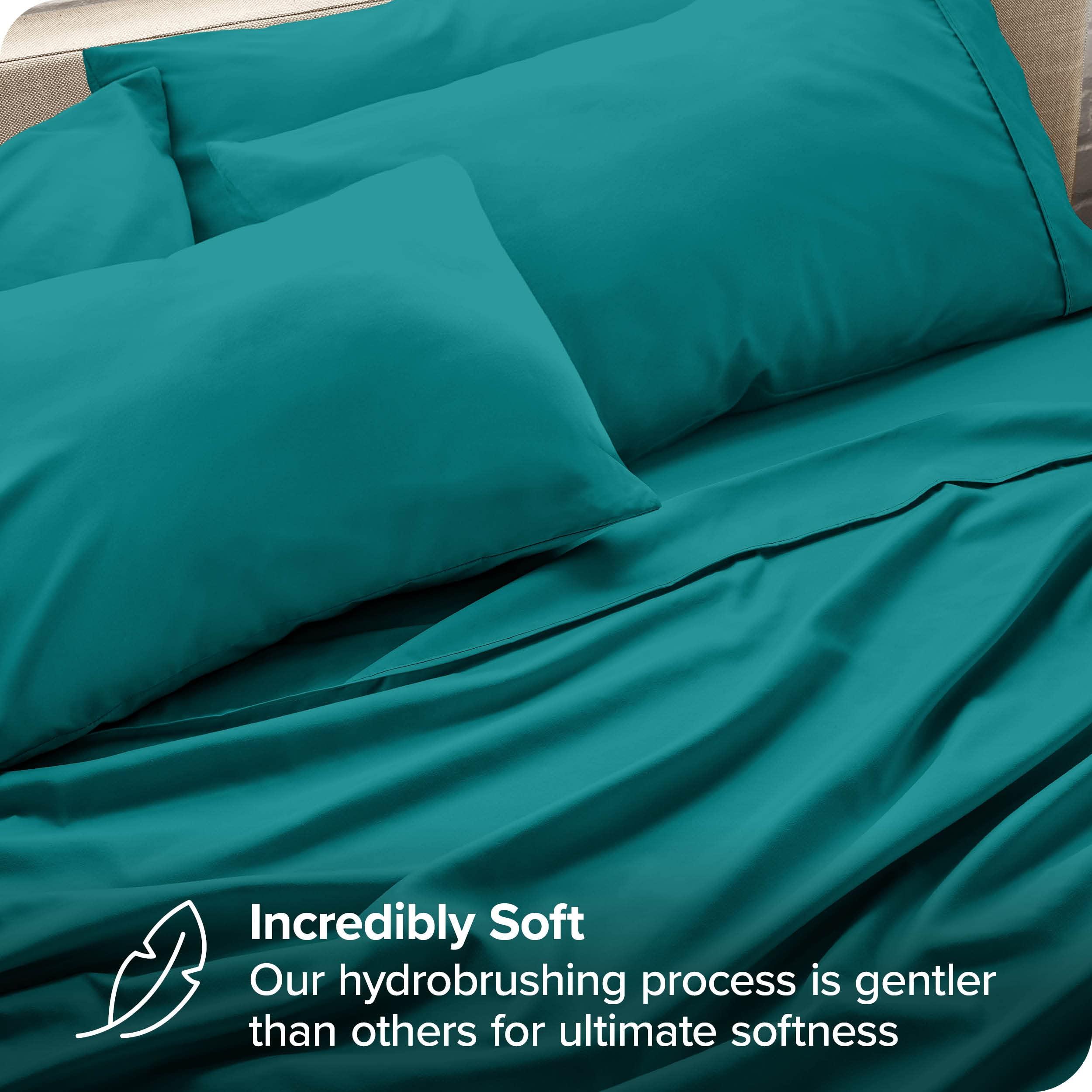 Sajida Cotton Bedding Bedding Sheets California King Size 6 Piece 1000 Thread Count 100% Egyptian Cotton Teal Green Sheet Set with 19 Inches Deep Pocket Wrinkle & Fade Resistant