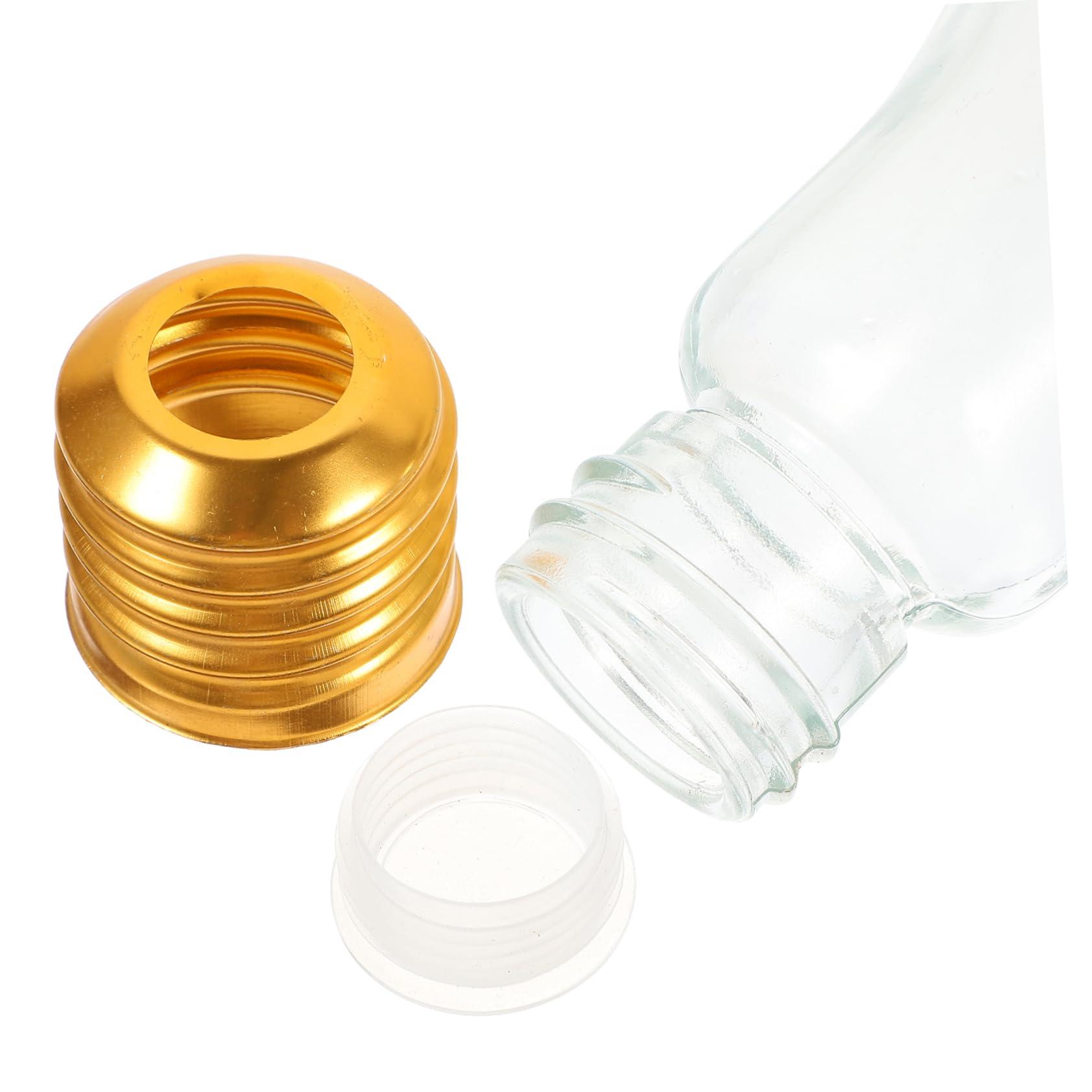 BRIGHTFUFU BRIGHTFUFU Light Bulb Drinking Bottles Light Bulb Drinking Glasses 400ml Light Bulb Drinking Bottle Glass Stylish Bulb Cup for Cocktails Beers Decorative Vase Random Style