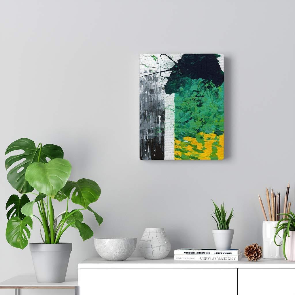 Zellerhaus Art Zellerhaus Abstract Wall Art, Gallery Wrap Canvas Print - Title: Day 001 - Ready to Hang, Bedroom Kitchen Interior Design