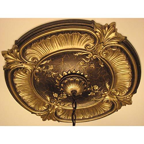 Ekena Millwork Ekena Millwork CM30AT Attica Acanthus Leaf Ceiling Medallion, 30 1/8"OD x 1 1/2"P (Fits Canopies up to 3 1/4"), Factory Primed