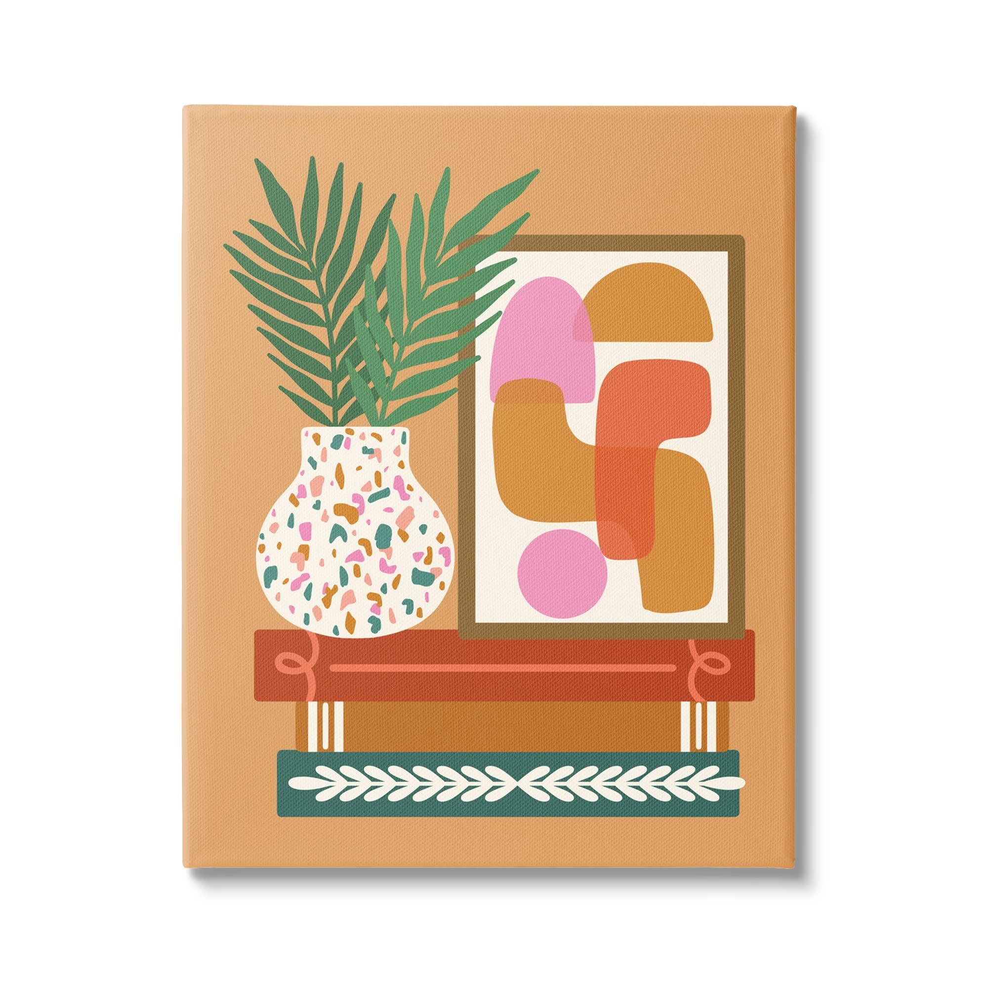 Stupell Industries Stupell Industries Ceramic Glass Twig Vessel Wreathed Furniture Modern Ornaments, Design by Taylor Shannon Designs