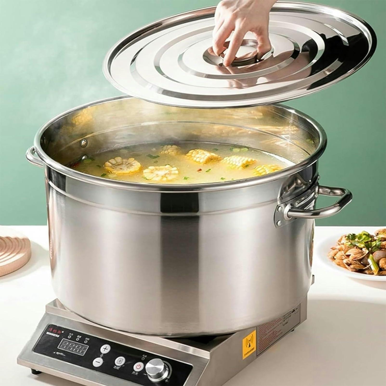 DAOUXIAOSP DAOUXIAOSP Cooking Pots,3/4/5 Holes Pasta Cooker Insert Set, Stainless Steel Multipurpose Nonstick Spaghetti Pot Noodles Cooking Pot with Strainer Basket for Effortless Cleanup Dishwasher Saf Pot (Co