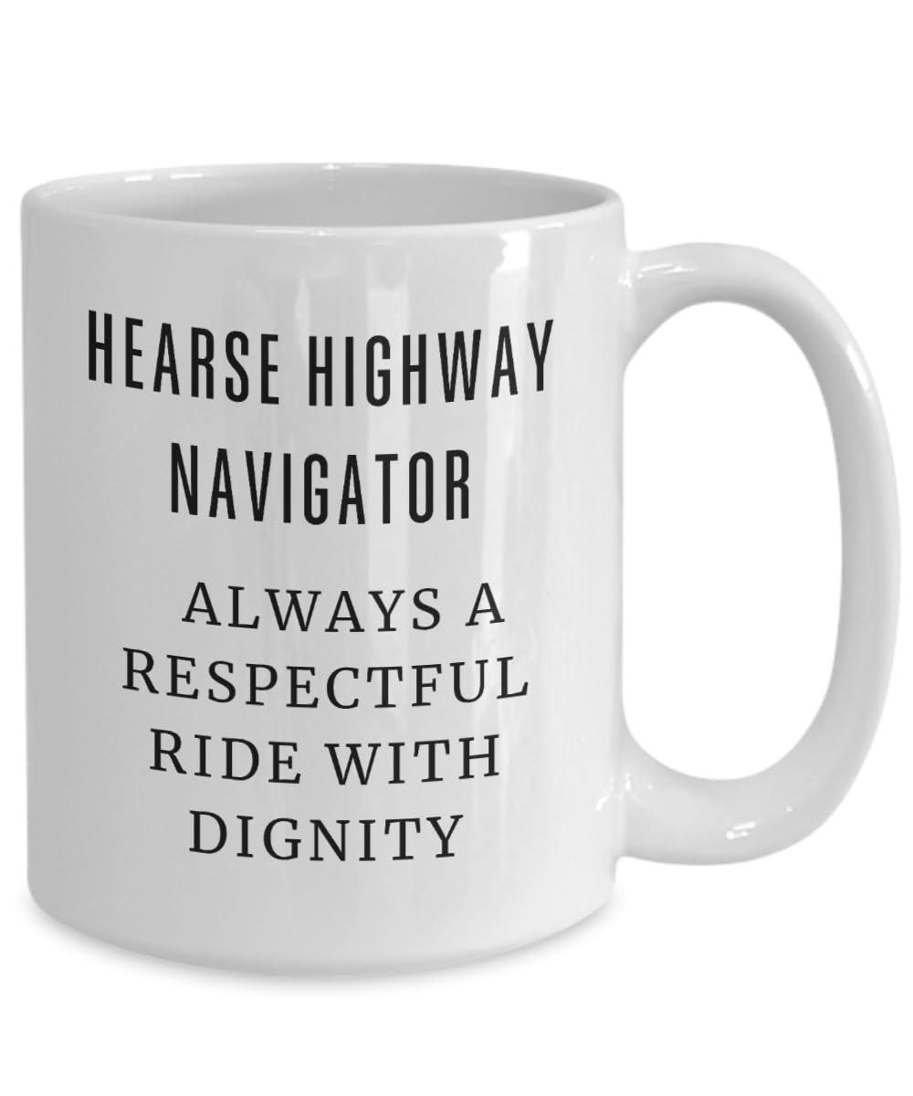 Generic Gifts for Funeral, Funeral Staff Gifts, Hearse Driver Navigator, Memorial Service Provider Coffee Mug, Mortuary Staff Tea Cup
