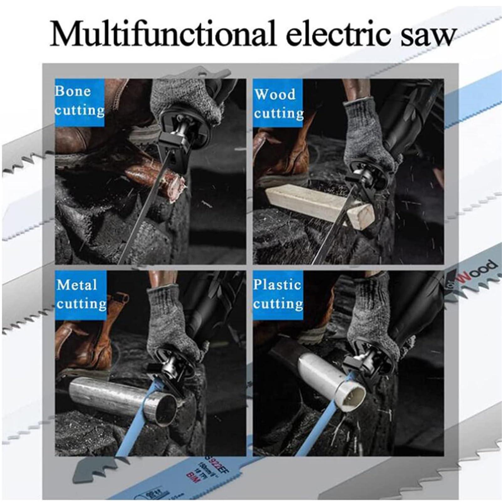 COMAAM 1300W Electric Bone Saw Machine, Butcher Cutting Machine with Bandsaw,Electric Hand Saw Meat Cutter for Restaurant Cutting Fish Pig\'s Hoof Beef