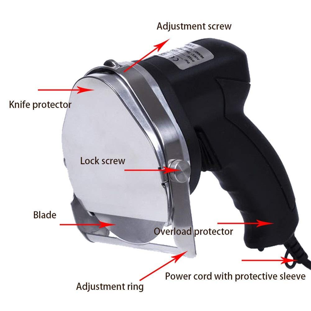 HJWL Meat Slicer Machine, Portable Electric Kebab Slicer Professional Electric Kebab Knife Electric Shawarma Knife for Commercial Use Doner Kebab Slicer