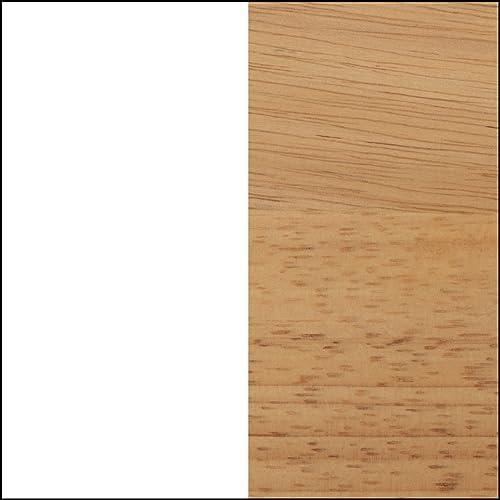 South Shore South Shore Bebble Modern Bunk Bed White and Natural Twin