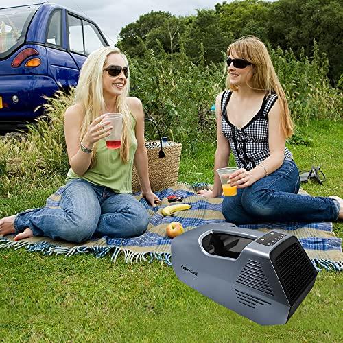 Drecolotvte portable air conditioners 2380BTU's tent air conditioner of fast cooling with extended & custom run times ultralight portable air conditioner outdoor air conditioner mini portable air conditioner 24 volt dc air conditioner air cooler portable air con