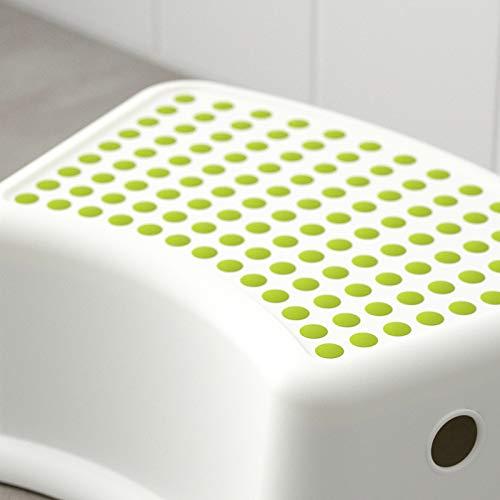 Ikea Ikea Forsiktig Children's Stool, Green/White, 1-Pack