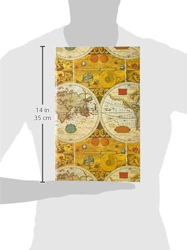 Pioneer Photo Albums 3-Ring Photo Album 504 Pockets Hold 4x6 Photos, Ancient World Map Design