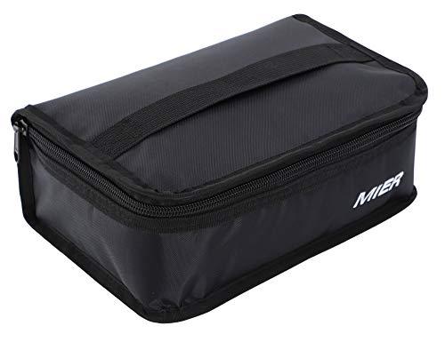 MIER MIER Portable Thermal Insulated Cooler Bag Mini Lunch Bag for Kids, Black